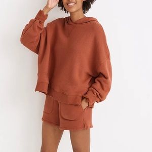 Madewell MWL Airyterry Hoodie Sweatshirt